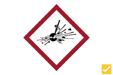 Advertencia de explosivos