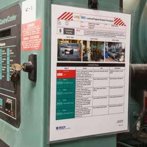 Etiquetas para procedimientos de bloqueo y etiquetado