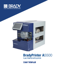BradyPrinter A5500 Manual de usuario