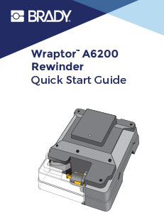Wraptor A6200 Guía de inicio rápido del rebobinador