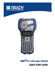 Guía rápida de la BMP21 LAB