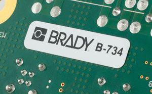 Etiquetas Brady B-734 de placas de circuito para marcado láser