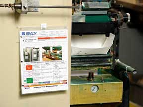 Plantilla de procedimiento de bloqueo de Brady Link360